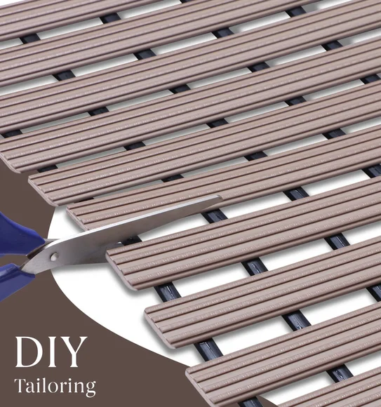 Fredy PVC Shower Mat Moonlight