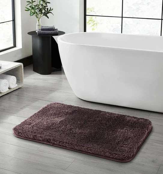 Divino Quick Dry Anti-skid Bath Mat Brown