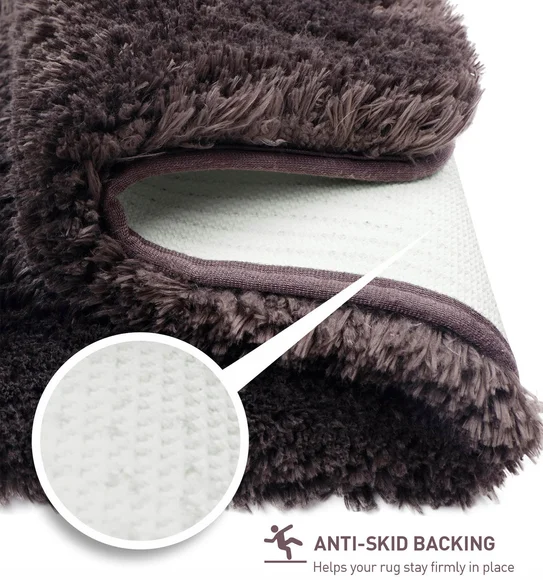 Divino Quick Dry Anti-skid Bath Mat Brown