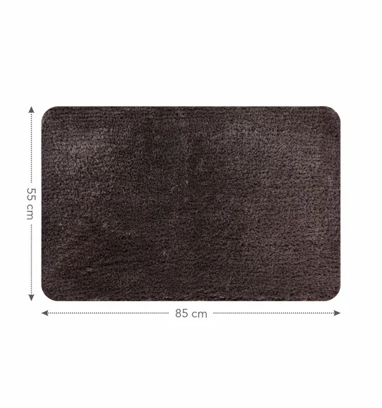 Divino Quick Dry Anti-skid Bath Mat Brown