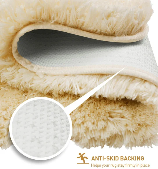 Divino Quick Dry Anti-skid Bath Mat Cream
