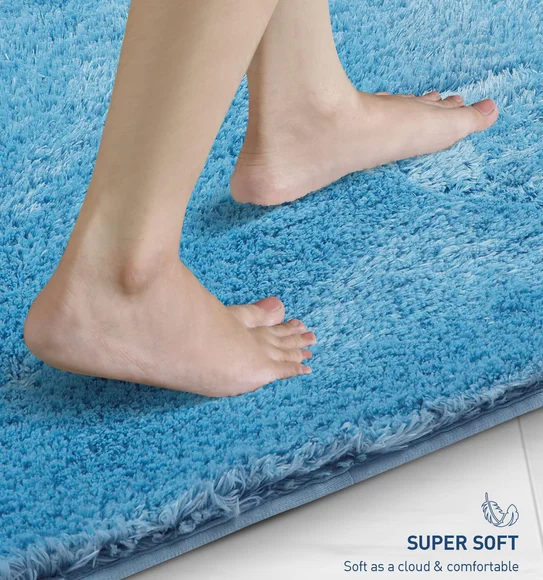 Divino Quick Dry Anti-skid Bath Mat Aqua