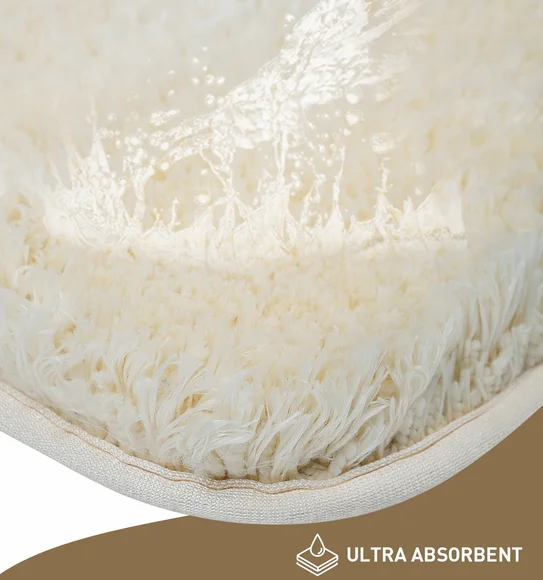Divino Quick Dry Anti-skid Bath Mat Cream
