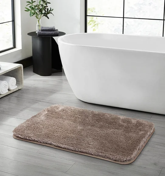 Divino Quick Dry Anti-skid Bath Mat Brown