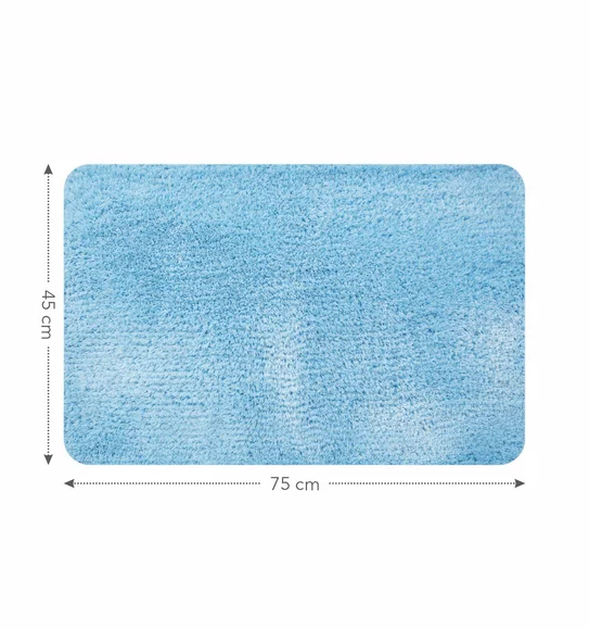 Divino Quick Dry Anti-skid Bath Mat Blue