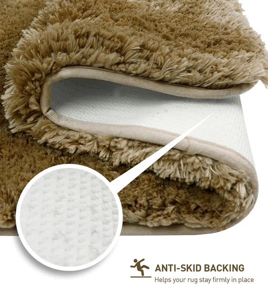 Divino Quick Dry Anti-skid Bath Mat Beige