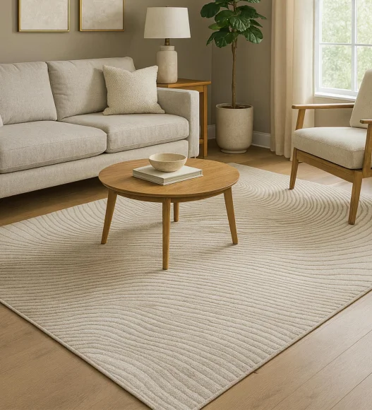 Cyrus Abstract Machine Made Runner Cream