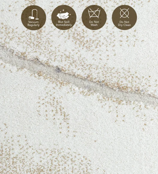 Cyrus Abstract Machine Made Runner Cream