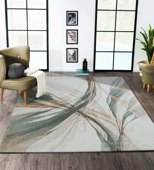 Cyrus Abstract Machine Made Runner White