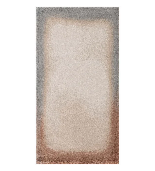 Reverie Solid Machine Made Runner Beige and Brown