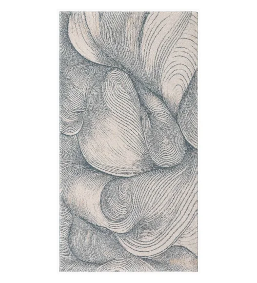 Reverie Abstract Machine Made Runner Beige and Grey