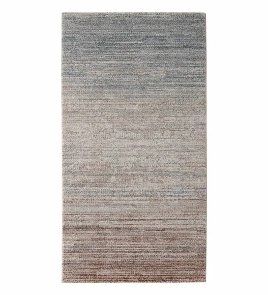 Reverie Abstract Machine Made Runner Brown and Beige