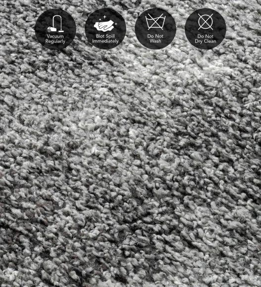 Pine Polyester Abstract Runner Grey