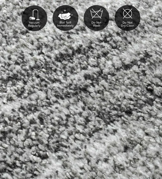 Pine Polyester Abstract Carpet Cream