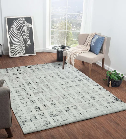 Gul Polyester Abstract Runner Cream
