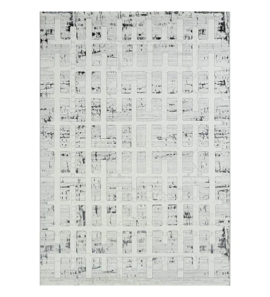 Gul Polyester Abstract Runner Cream