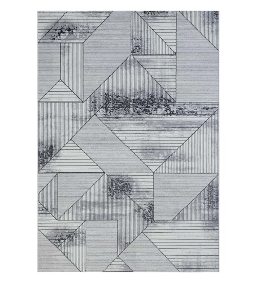 Gul Polyester Abstract Carpet Cream