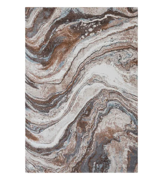 Cyrus Abstract Machine Made Carpet Cream