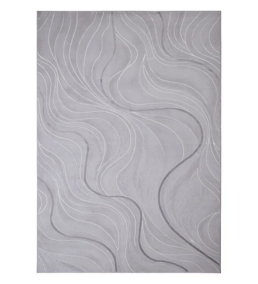 Tuscany Polyester Classical Carpet Grey