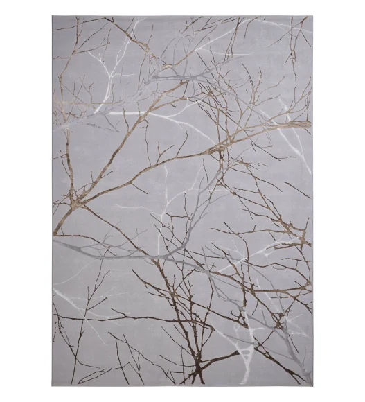 Tuscany Polyester Modern Carpet Grey