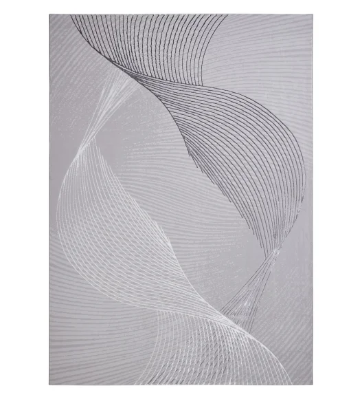 Tuscany Polyester Abstract Carpet Grey