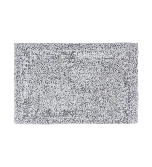 Reversible Cotton Bath Mat, Ash