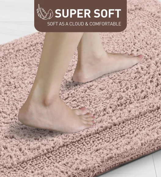 Reversible Cotton Bath Mat, Moonlight