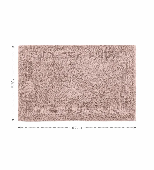Reversible Cotton Bath Mat, Moonlight