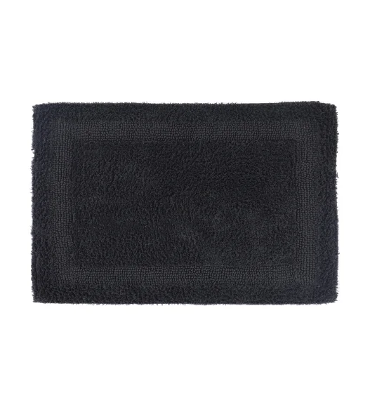 Reversible Cotton Bath Mat, Charcoal