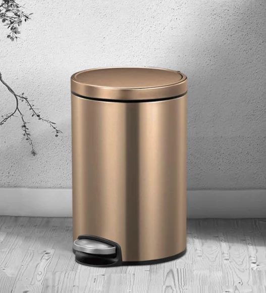 Eko 9115 Artistic Soft Close Fingerprint Resistant Step Bin Bronze Copper