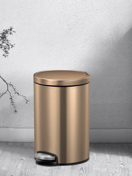EKO 9115 Artistic Soft Close Fingerprint Resistant Step Bin Bronze Copper