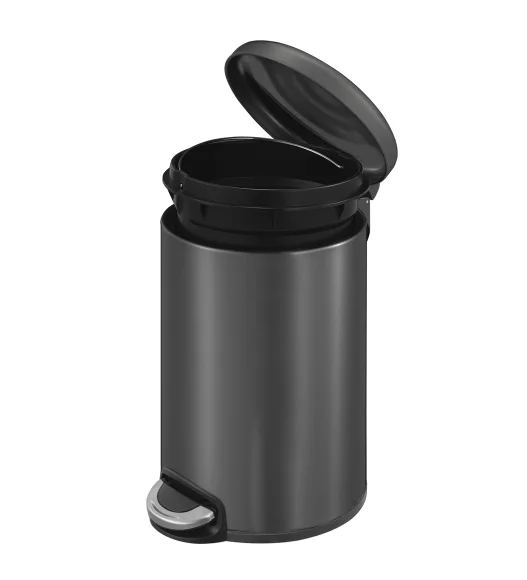 Eko 9213 Maggey Stainless Steel Fingerprint Resistant Step Bin Titanium Grey