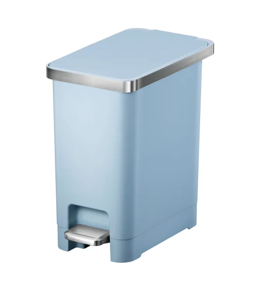 Eko 6377 Hana Fingerprint Resistant Plastic Plastic Bin Blue