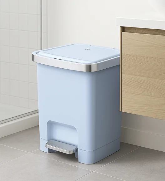 Eko 6388 Hana Fingerprint Resistant Plastic Plastic Bin Blue