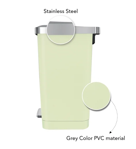 Eko 6388 Hana Fingerprint Resistant Plastic Plastic Bin Green