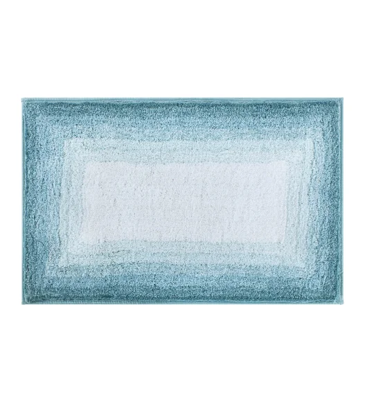 Supersoft Polyester Bath Mat with Anti-Skid TPR Backing, 50 x 80 cm, Teal