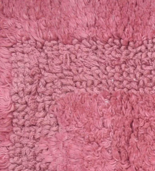 Reversible Cotton Bath Mat, Blush