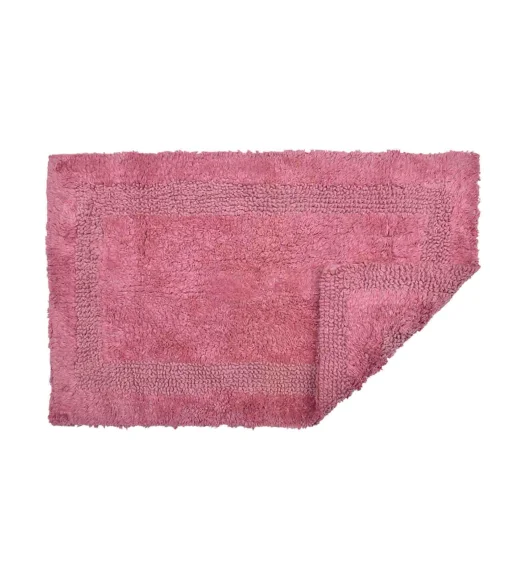 Reversible Cotton Bath Mat, Blush