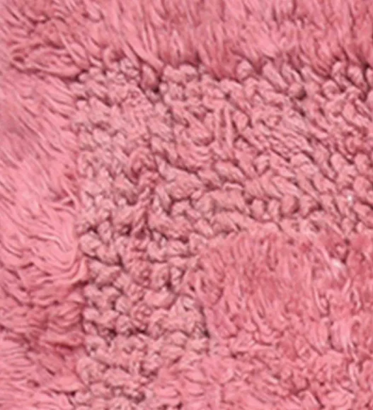 Reversible Cotton Bath Mat, Blush