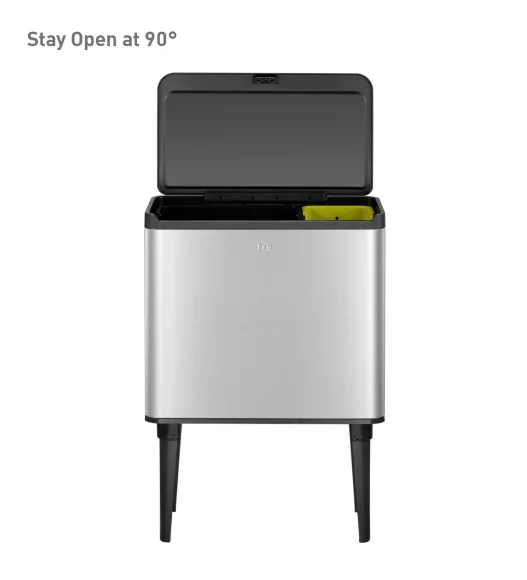 Eko 8128 Fingerprint Resistant Sensor Bin Metallic