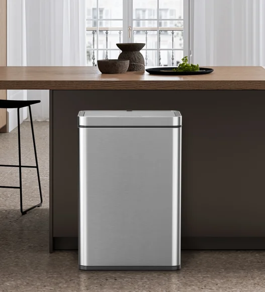 Eko Rechargeable Sensor Sensor Bin Metallic