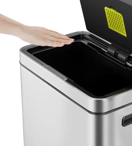 Eko Rechargeable Sensor Sensor Bin Metallic