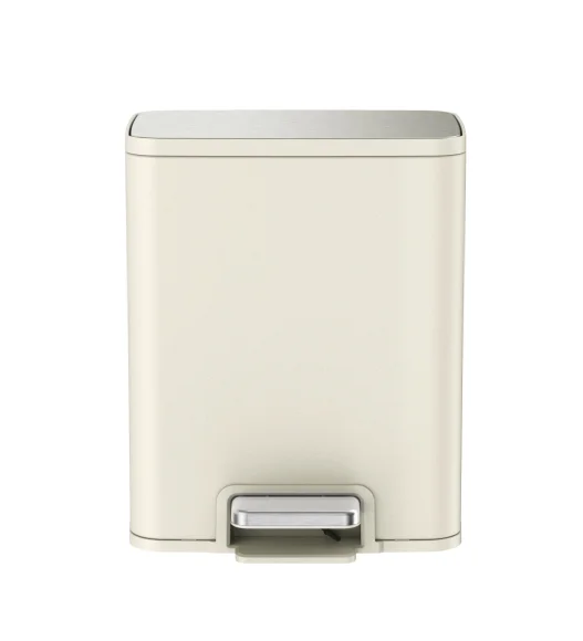 Eko 9161 Marina Fingerprint resistant Step Bin Vannila