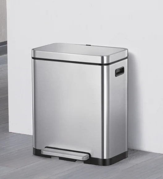Eko 2368 X Cube Fingerprint resistant Step Bin Metallic