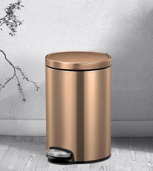 Eko 9115 Artistic Soft Close Fingerprint Resistant Step Bin Bronze Copper