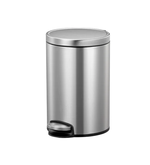  Artistic 20L Stainless Steel Pedal Bin with Removable Inner Bucket, Metallic