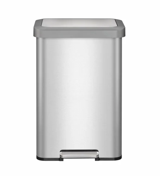 Eko 9382 Cozy Fingerprint Resistant Step Bin Metallic