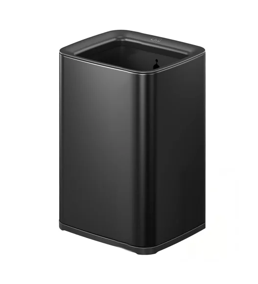 Fingerprint Resistant Rectangular Open Bin Black, 7 Ltr