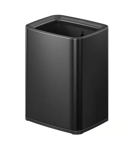 Fingerprint Resistant Rectangular Open Bin Black, 10 Ltr