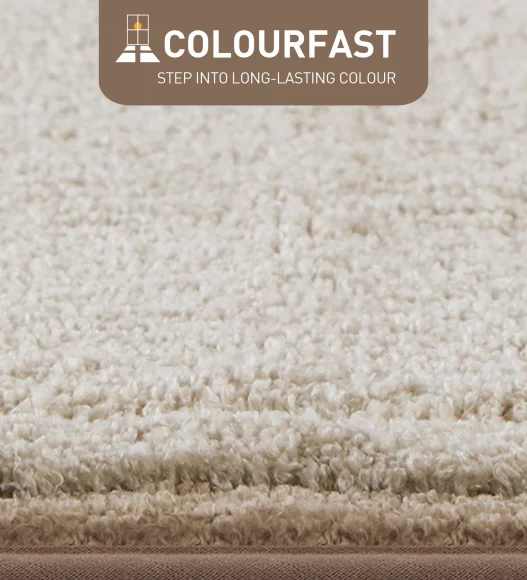 Stone Anti Skid Polyester Bathmat, Soft and Ultra Absorbent
